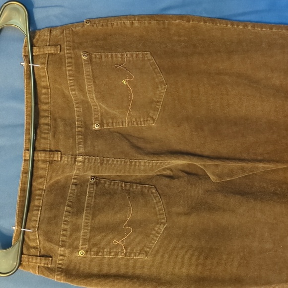 St. John's Bay Brown Corduroys - Picture 3 of 5